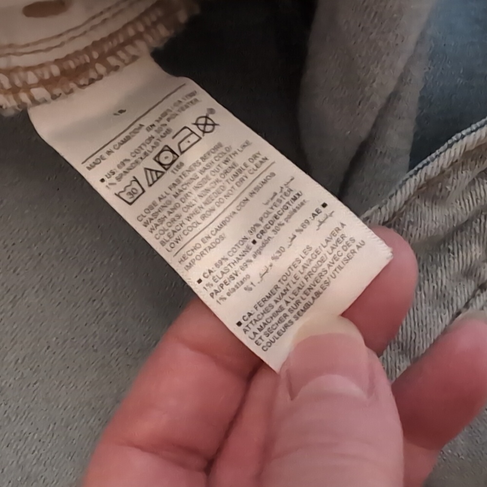 Old Navy Sky Blue Straight Leg Jeans - Picture 3 of 7